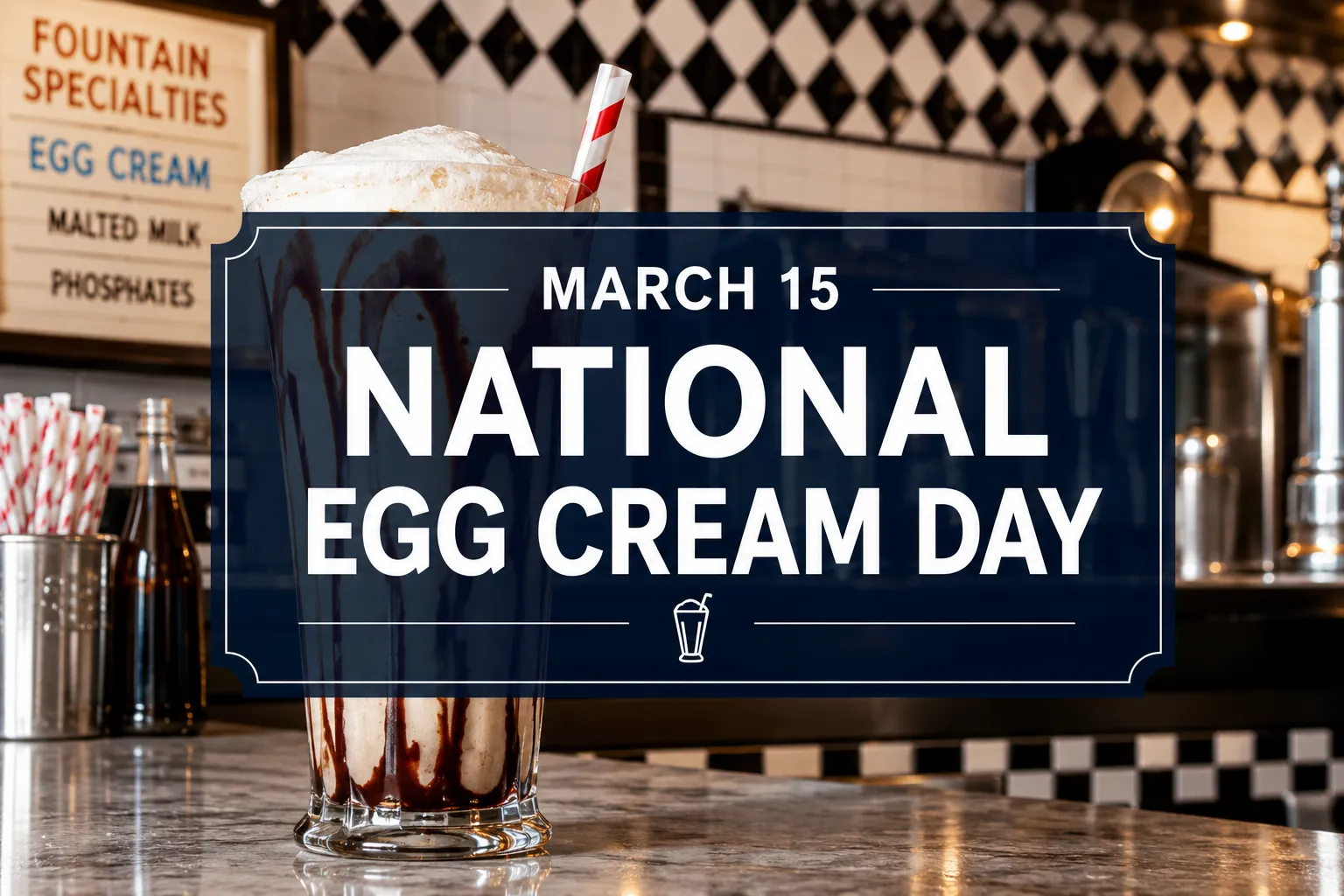 March 15 National Egg Cream Day: History, Recipe, and How to Celebrate