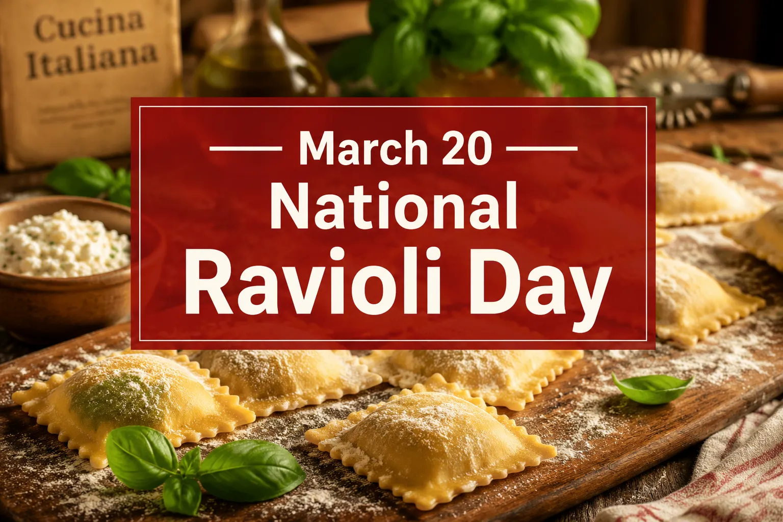 March 20 National Ravioli Day: History, Recipes, and How to Celebrate in 2026