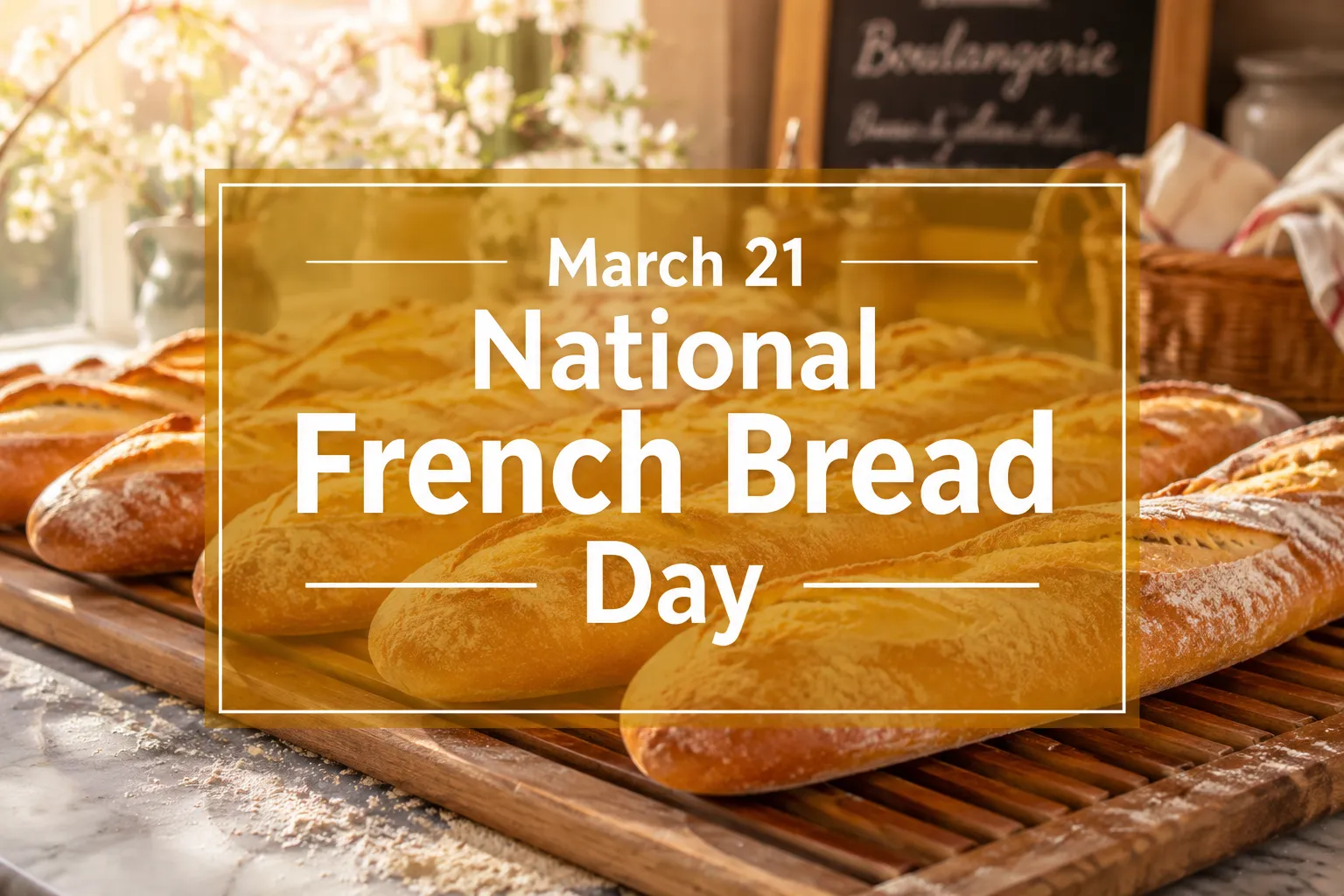 March 21 National French Bread Day: History, Recipes, and How to Celebrate in 2026