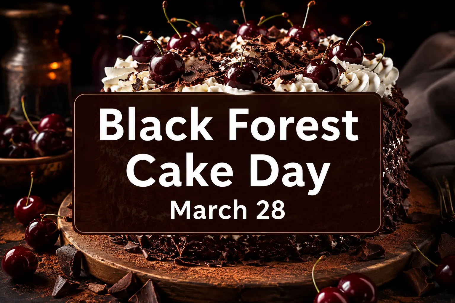 March 28 National Black Forest Cake Day: History, Recipe & How to Celebrate in 2026