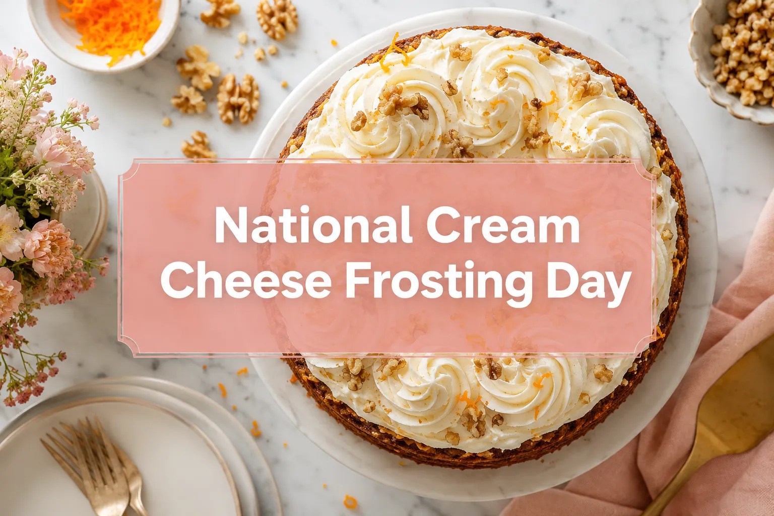 March 31 National Cream Cheese Frosting Day: History, Recipes & How to Celebrate
