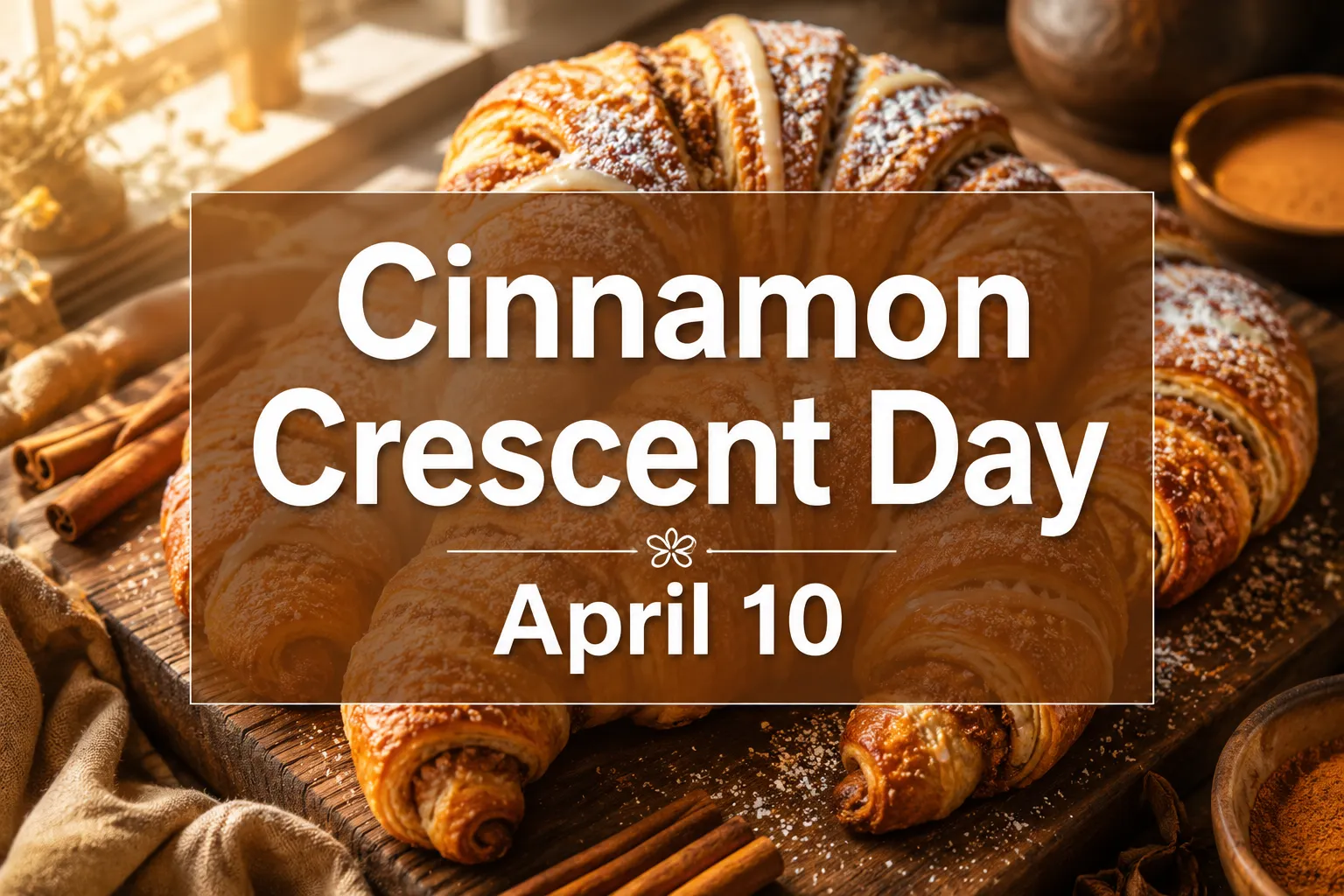 April 10 National Cinnamon Crescent Day: History, Recipes, and How to Celebrate in 2026