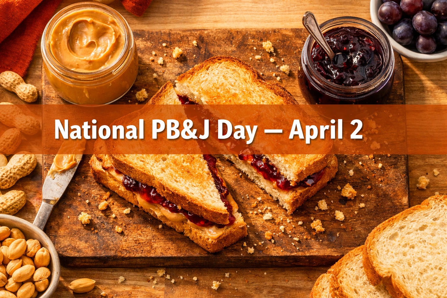 April 2 National Peanut Butter And Jelly Day: History, Recipes, and How to Celebrate in 2026