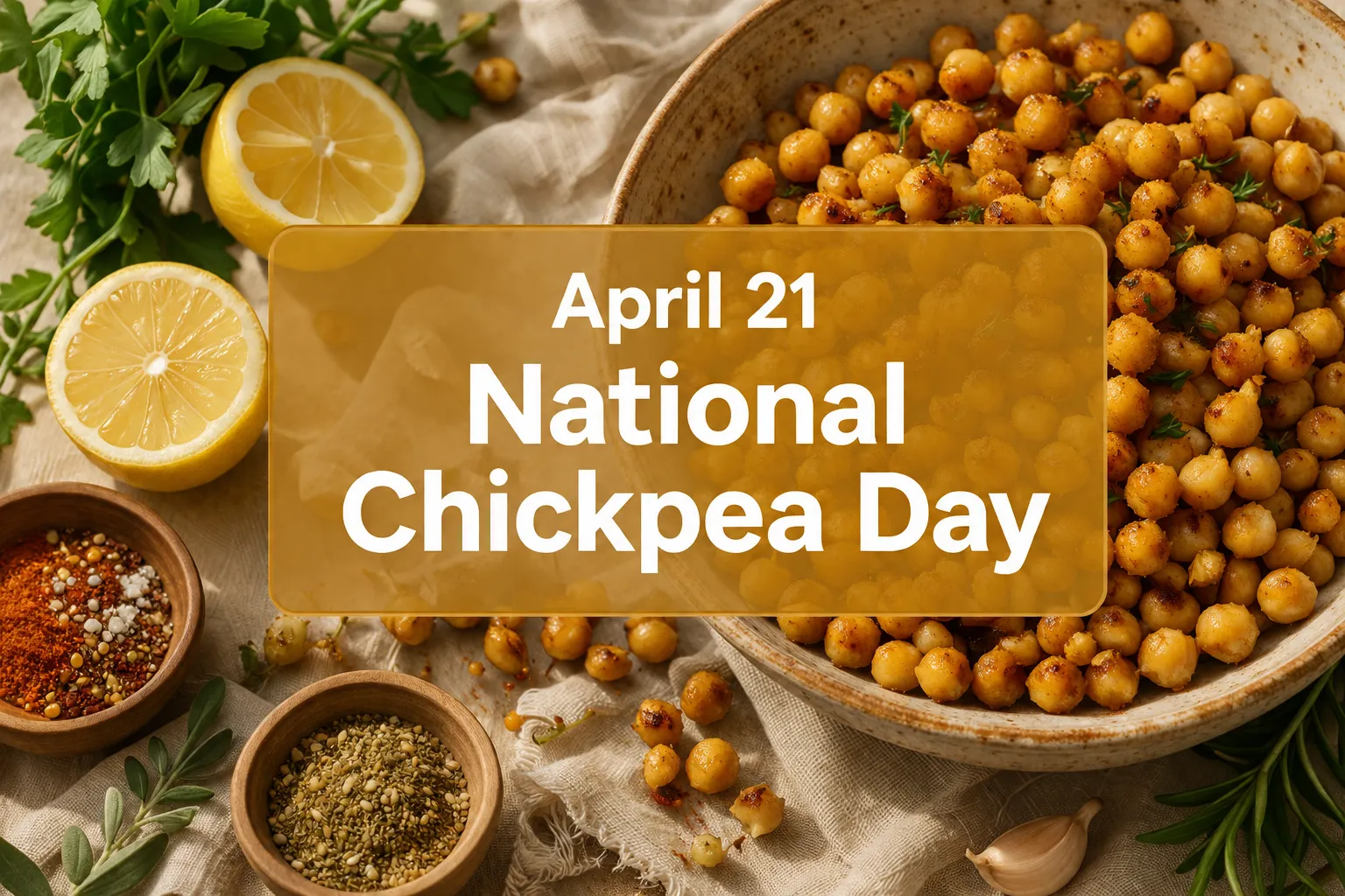 April 21 National Chickpea Day: History, Recipes, and How to Celebrate in 2026