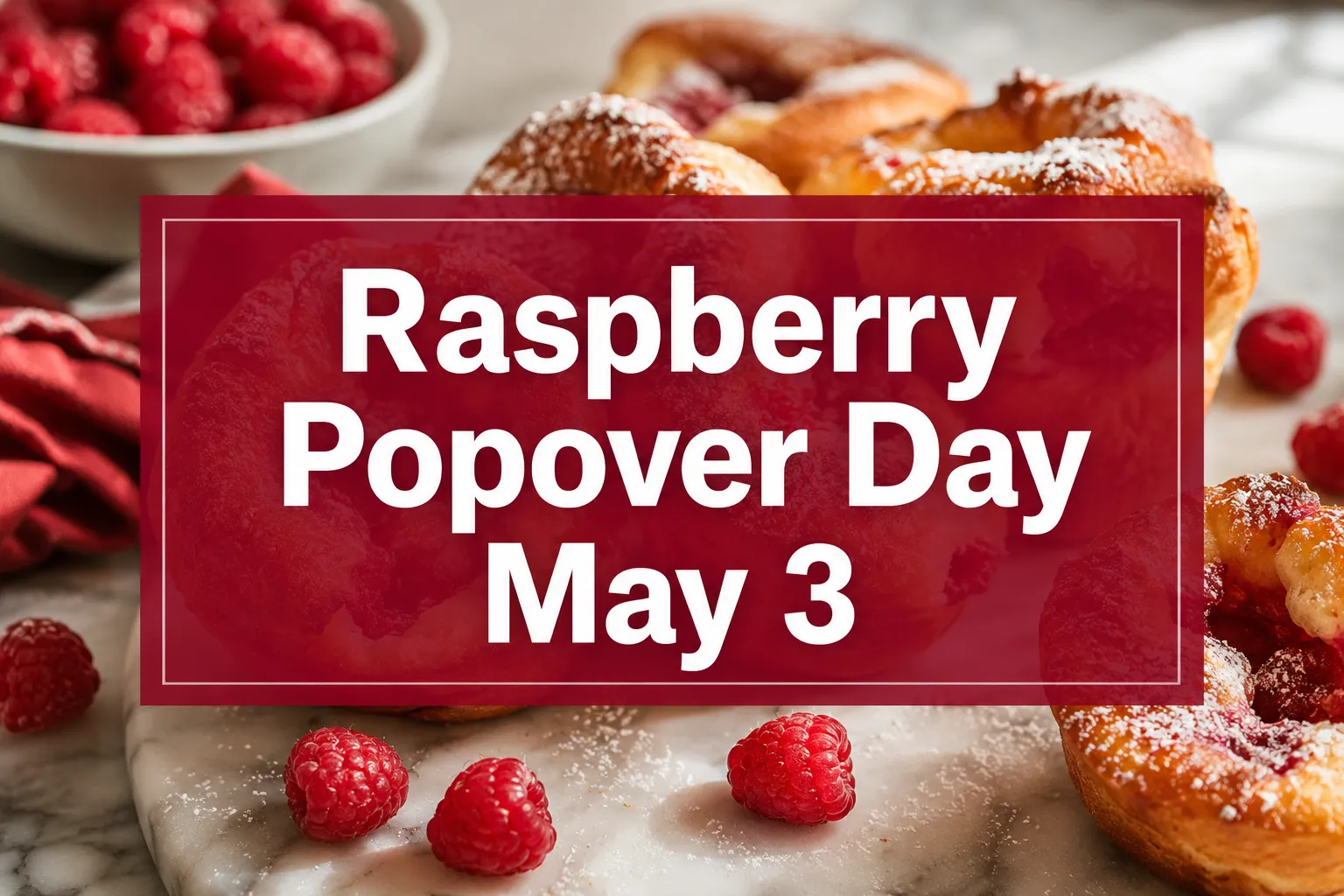 May 3 National Raspberry Popover Day: History, Recipes, and How to Celebrate in 2026