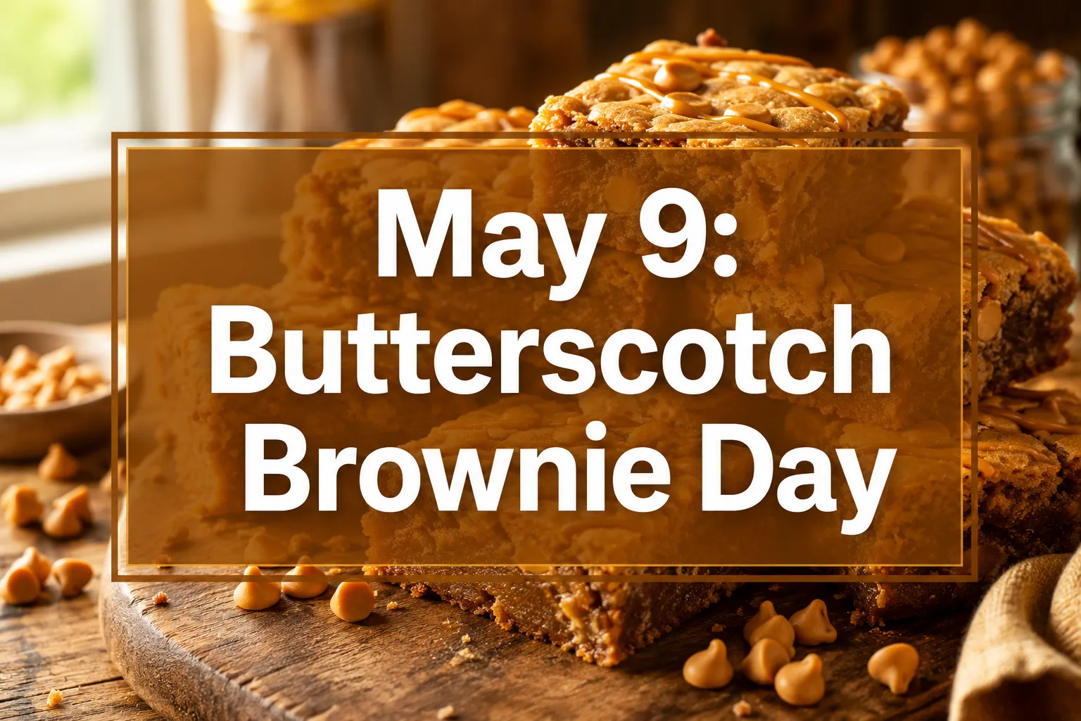 May 9 National Butterscotch Brownie Day: History, Recipes & How to Celebrate in 2026