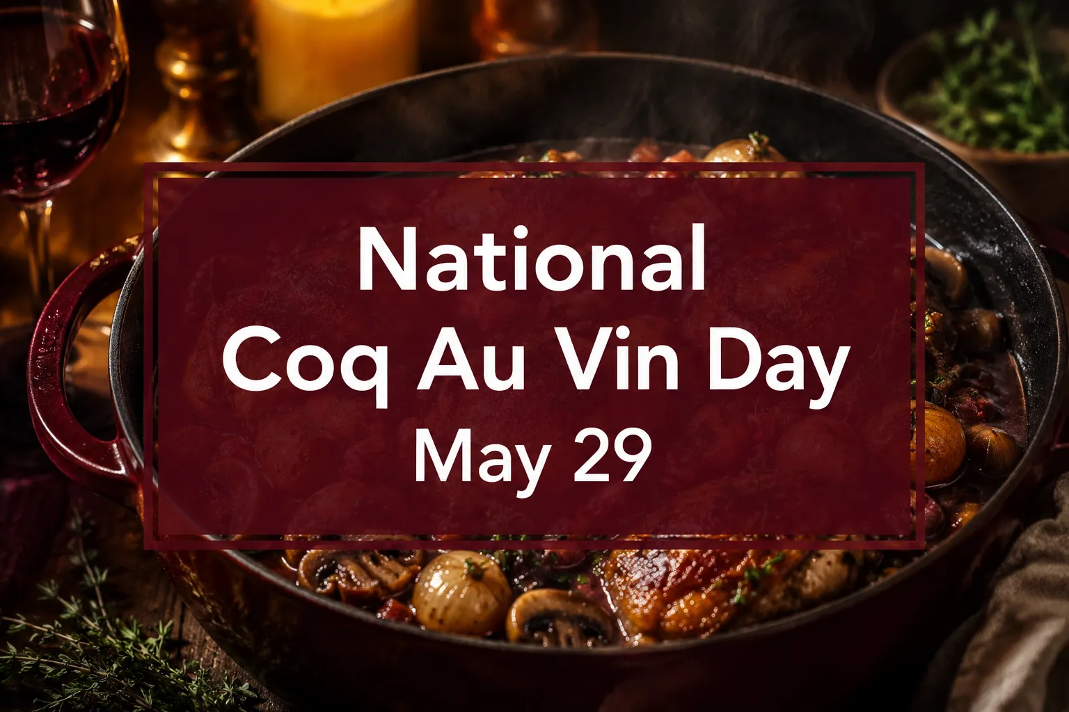 May 29: National Coq Au Vin Day, The Complete 2026 Guide