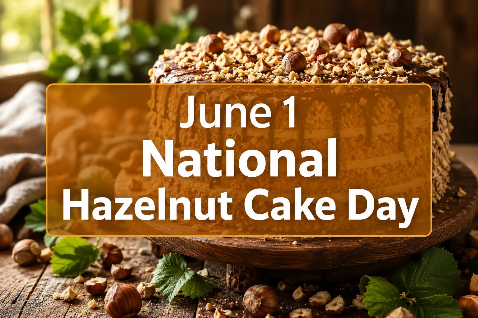 June 1 National Hazelnut Cake Day: History, Recipes, and How to Celebrate in 2026
