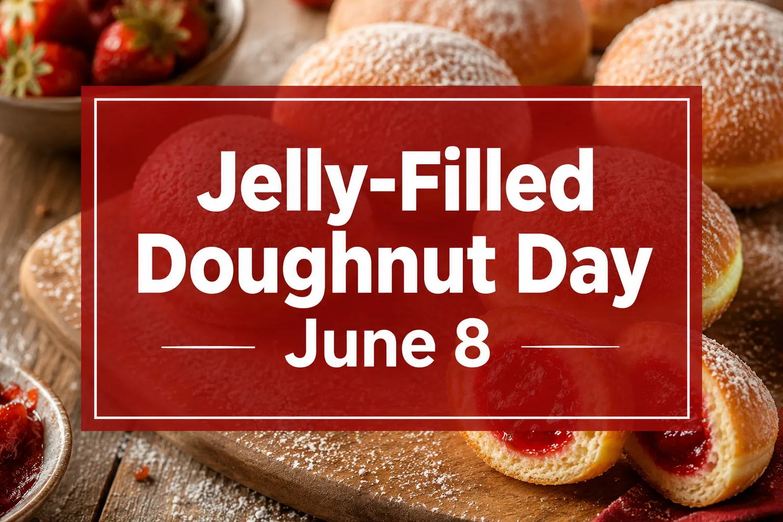 June 8 National Jelly-Filled Doughnut Day: History, Celebration & Everything You Need to Know in 2026