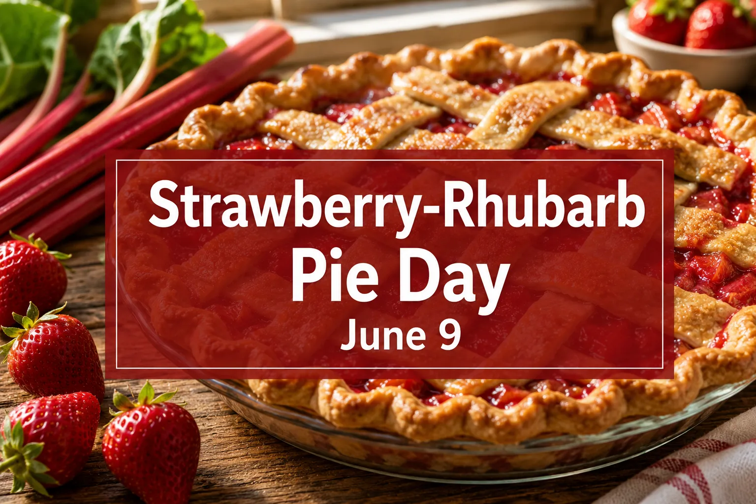 June 9 National Strawberry-Rhubarb Pie Day: History, Recipes, and How to Celebrate in 2026