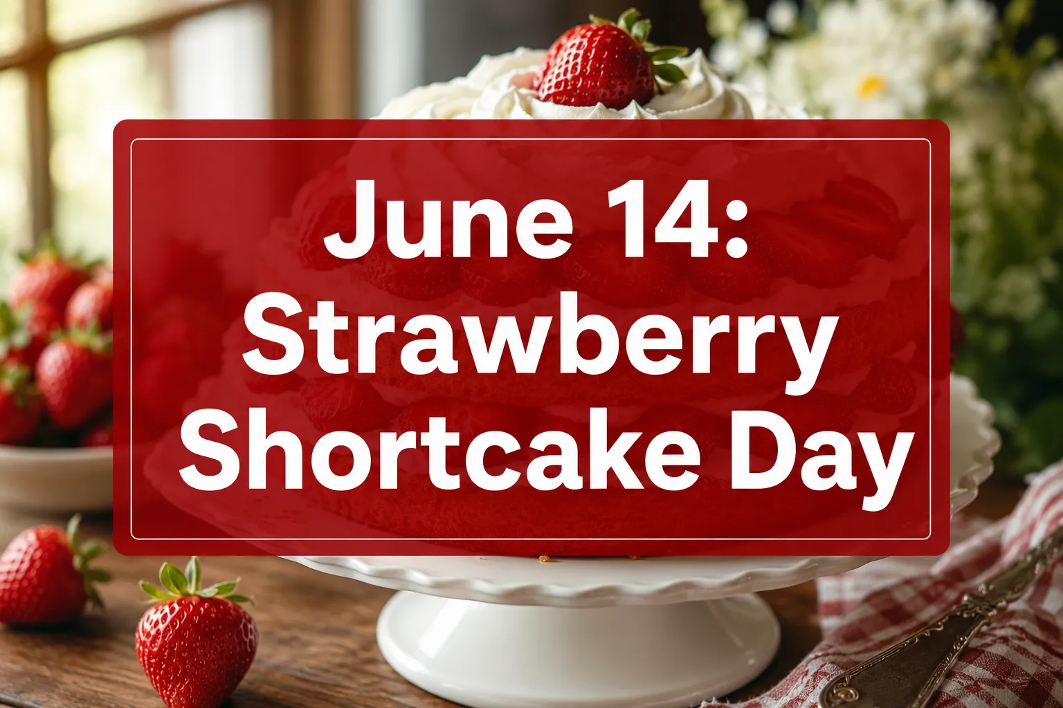 June 14 National Strawberry Shortcake Day: History, Recipes & How to Celebrate in 2026