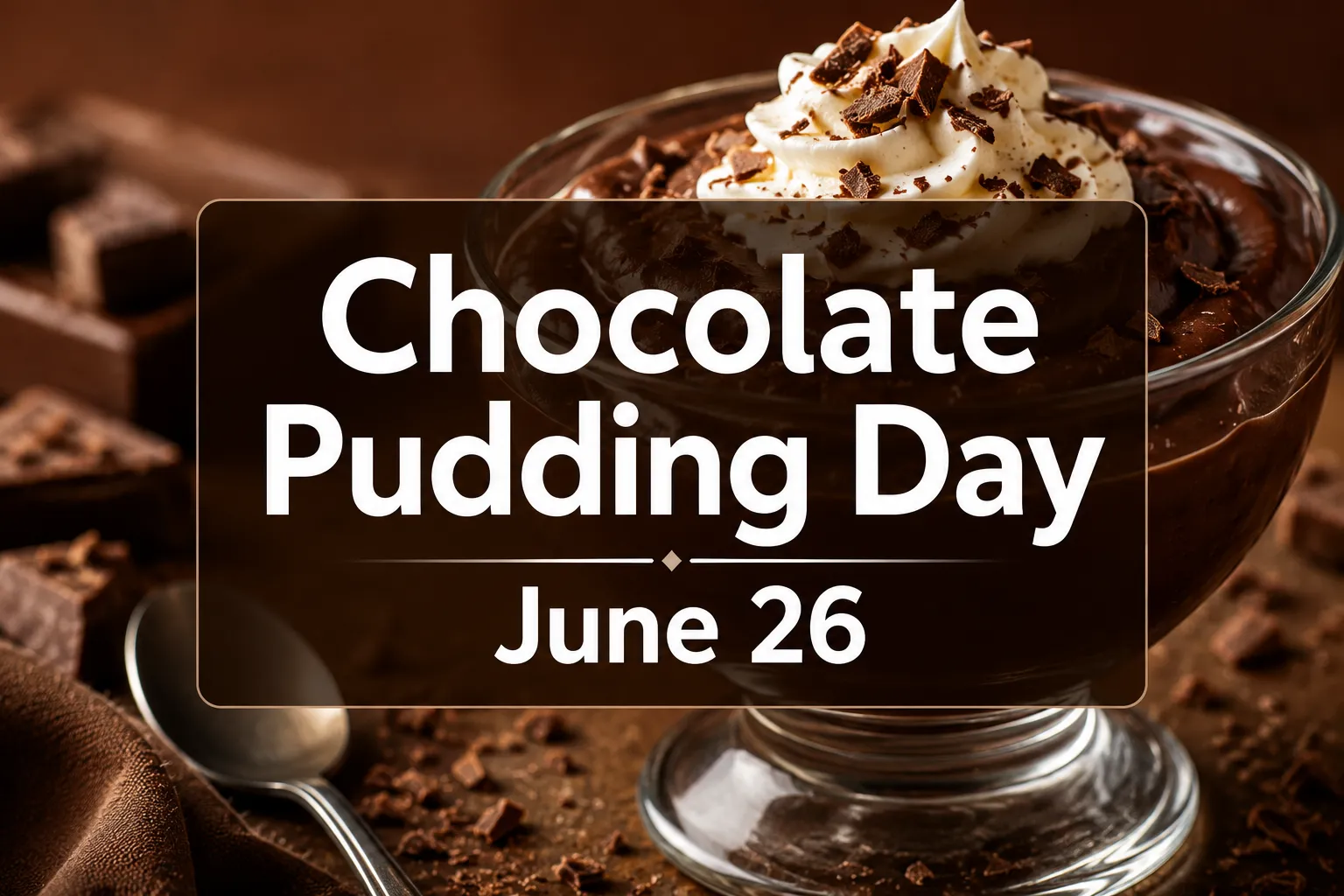 June 26 National Chocolate Pudding Day: History, Recipes, and How to Celebrate in 2026