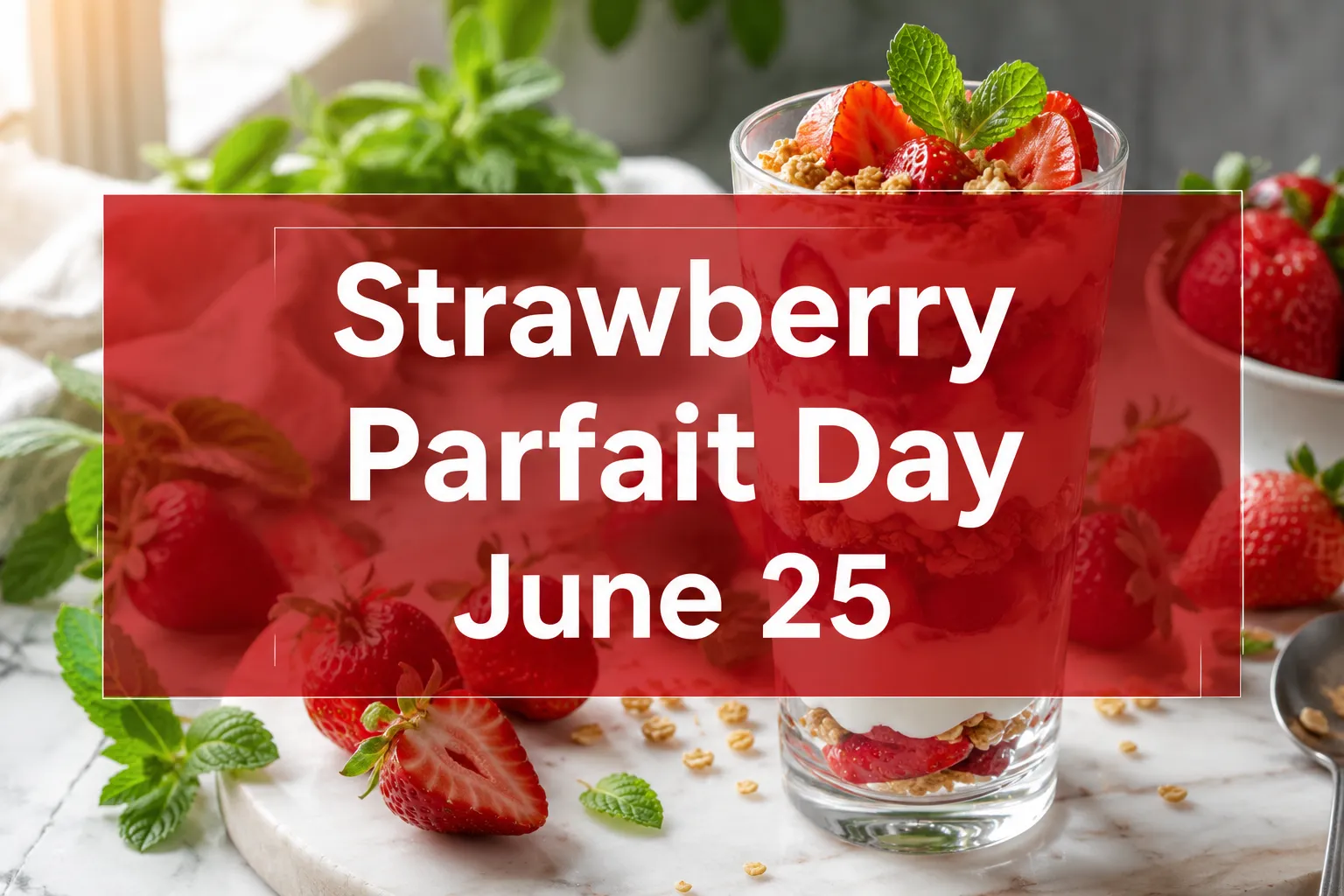 June 25 National Strawberry Parfait Day: History, Recipes, and How to Celebrate in 2026