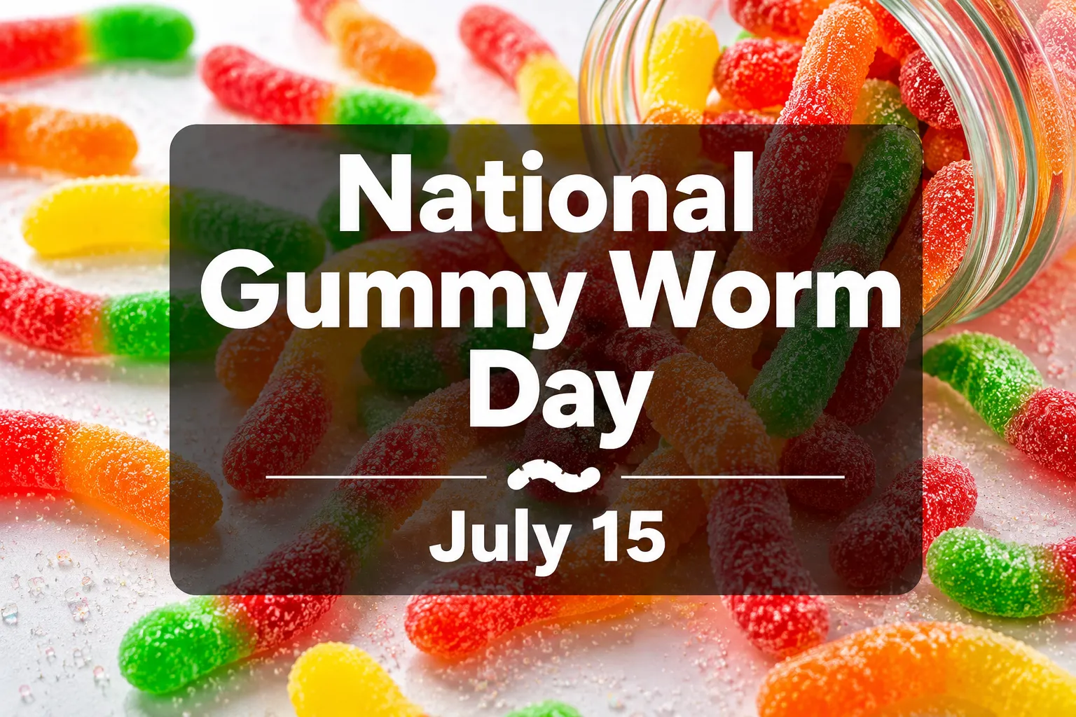 July 15 National Gummy Worm Day: History, Celebrations, Recipes & More