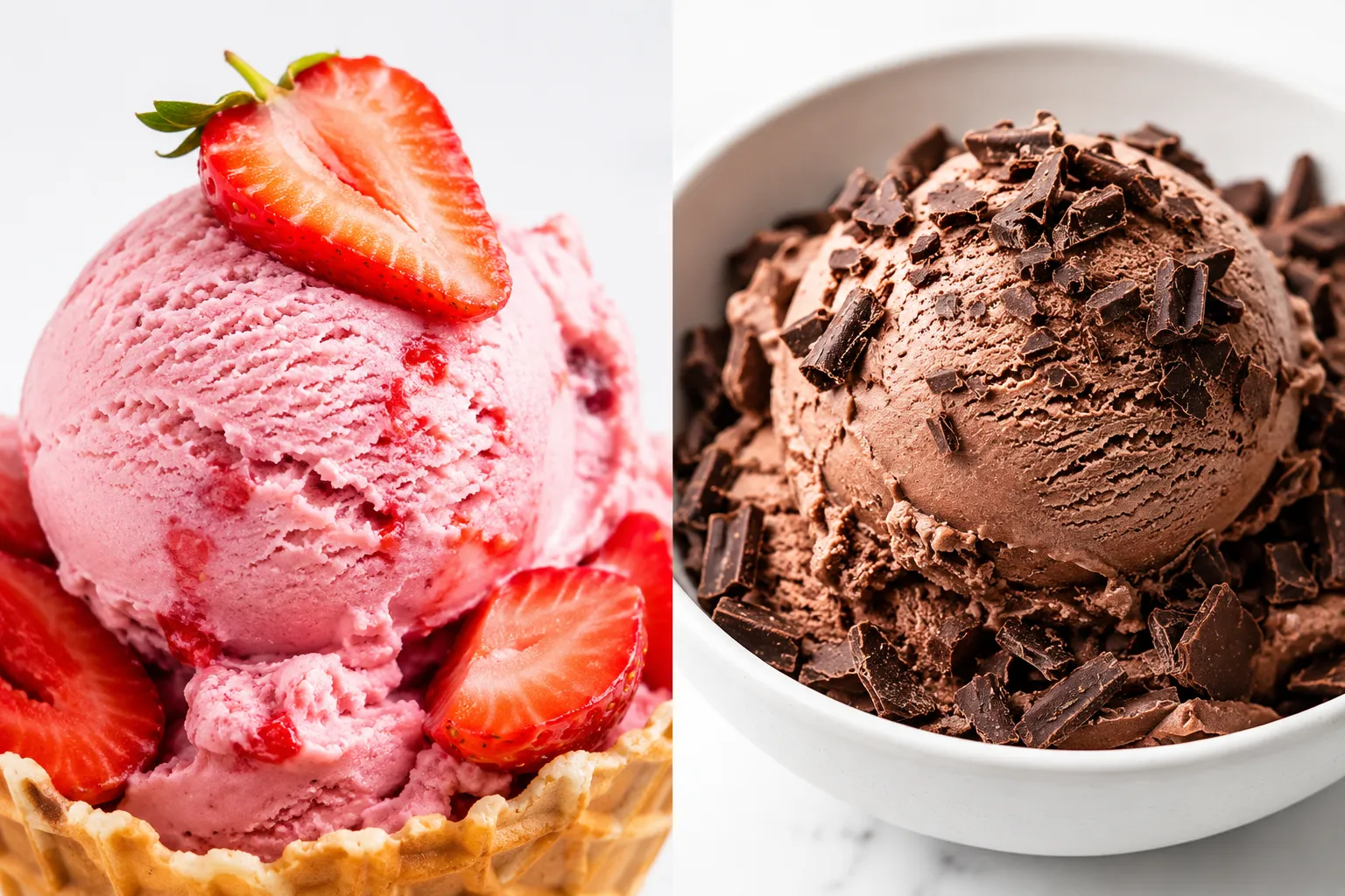 Strawberry Ice Cream vs. Other Ice Cream Flavors