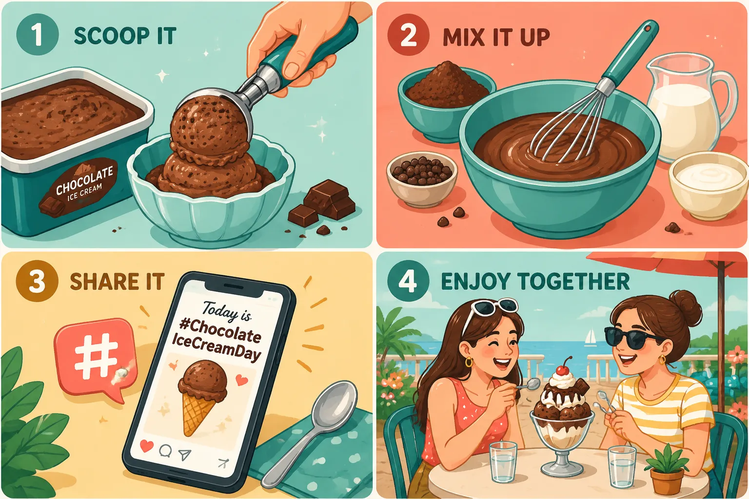 The History and Origin of Chocolate Ice Cream Day