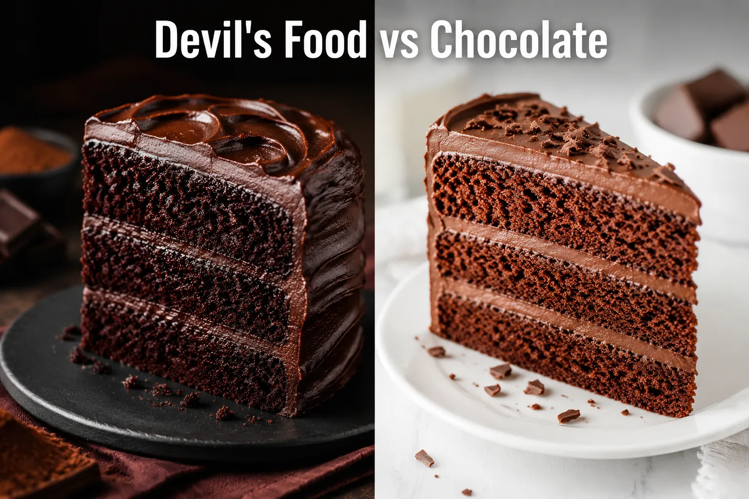 What Is Devil's Food Cake and How Is It Different from Chocolate Cake