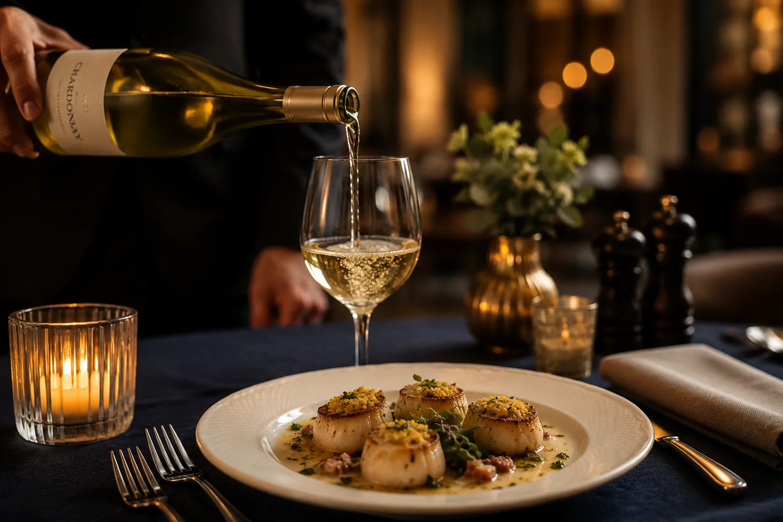 What Wine Pairs with Baked Scallops?