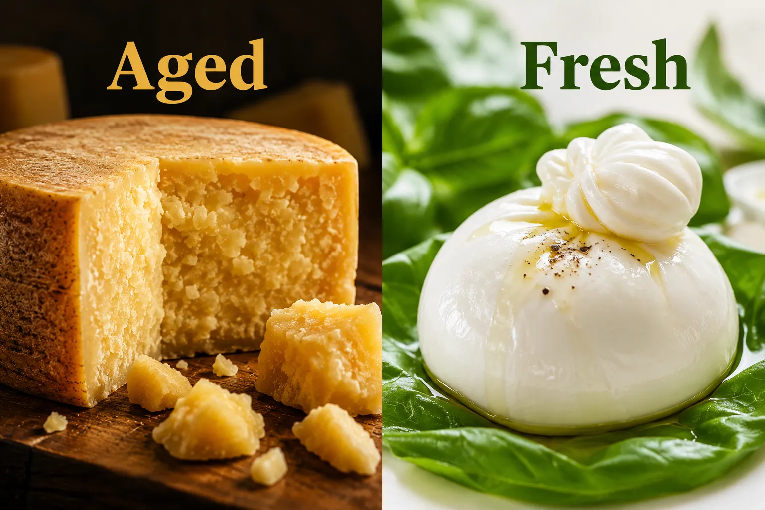What's the Difference Between Aged and Fresh Cheese?