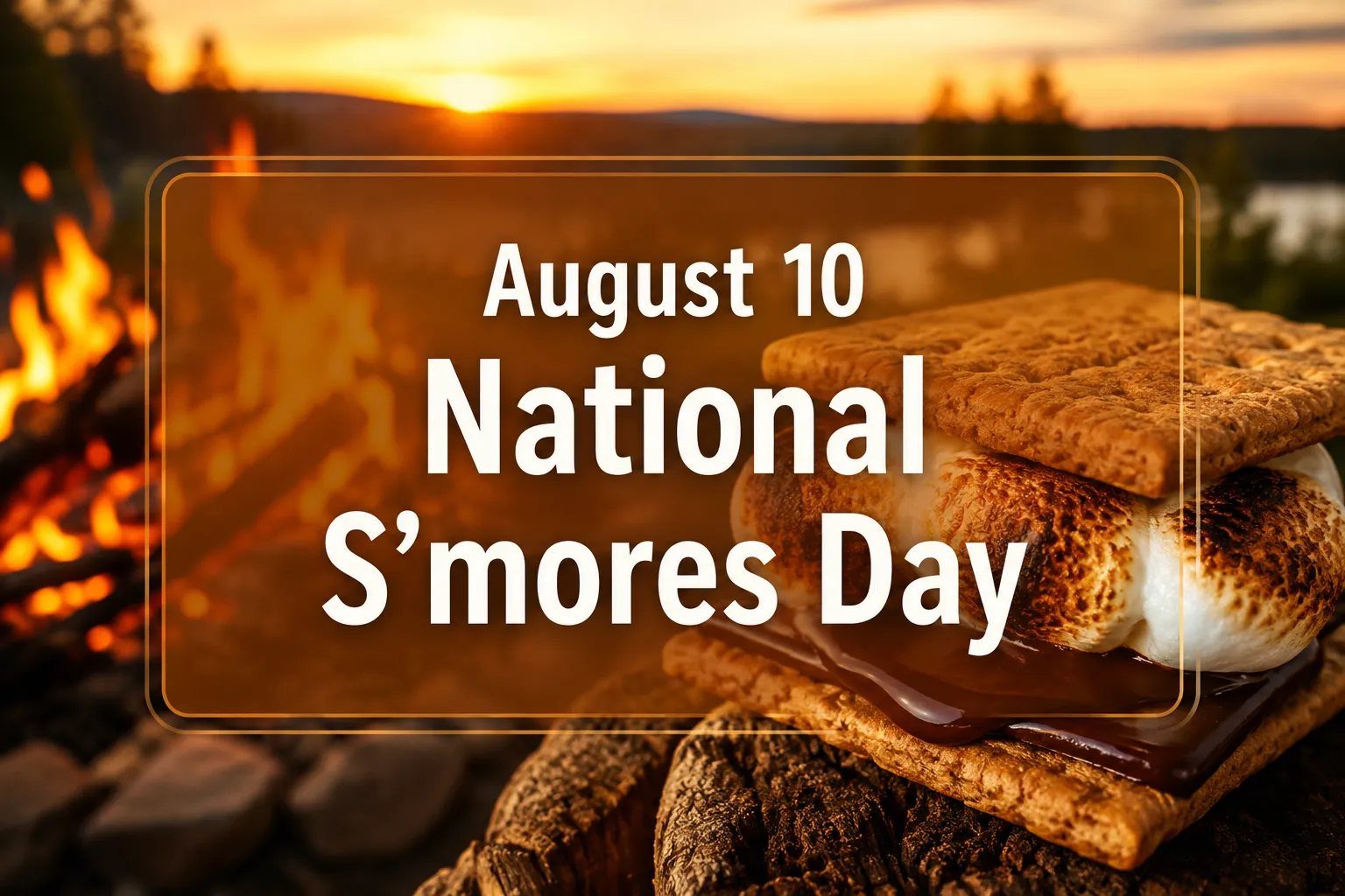 August 10 National S’mores Day