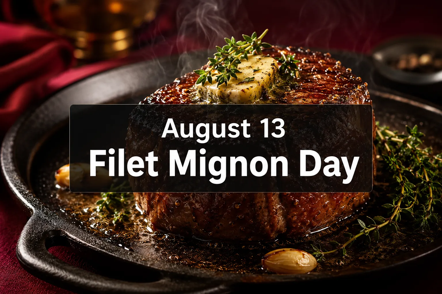 August 13 Filet Mignon Day