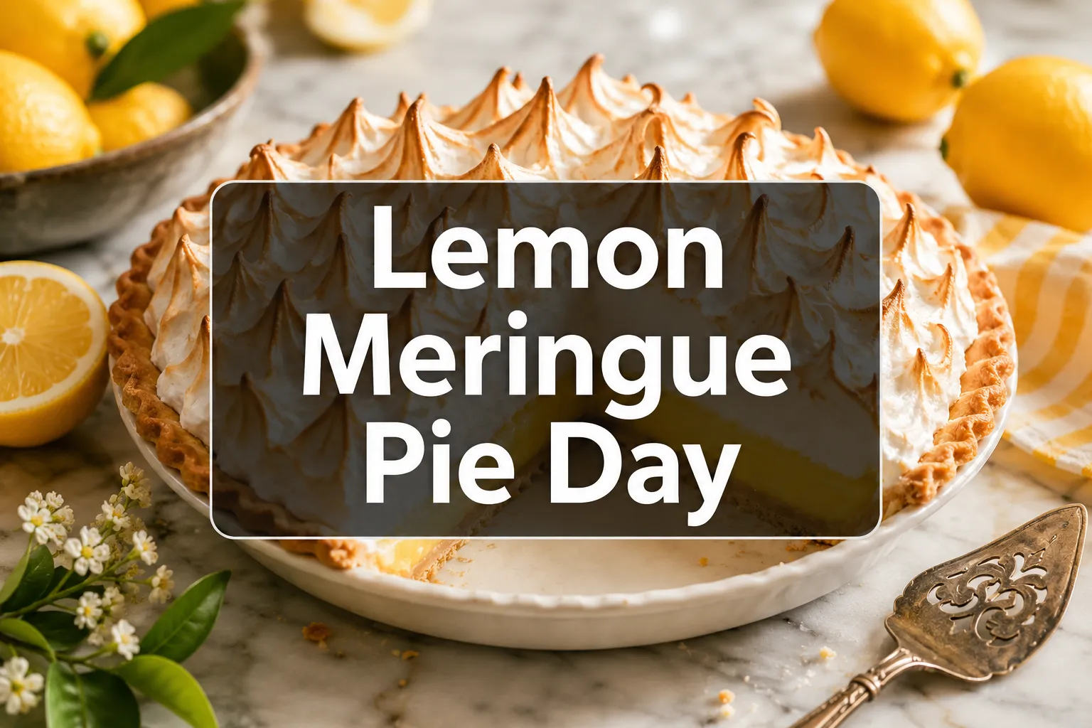 August 15 Lemon Meringue Pie Day
