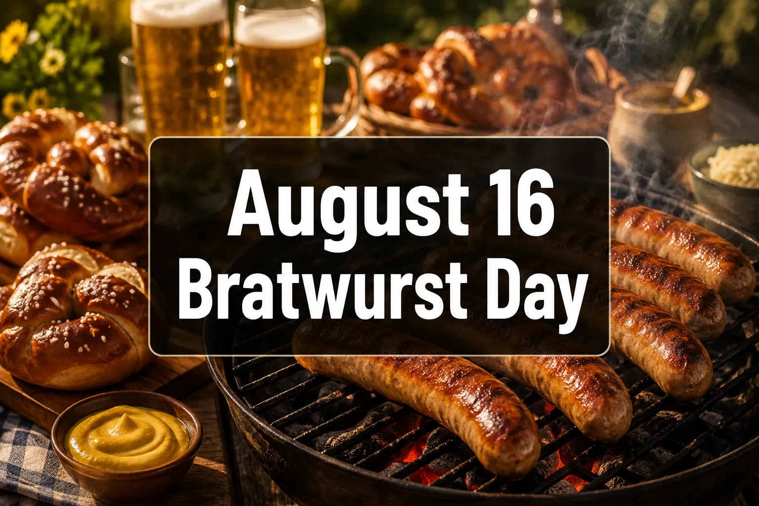 August 16 Bratwurst Day