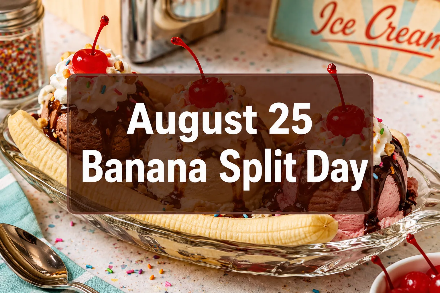 August 25 Banana Split Day