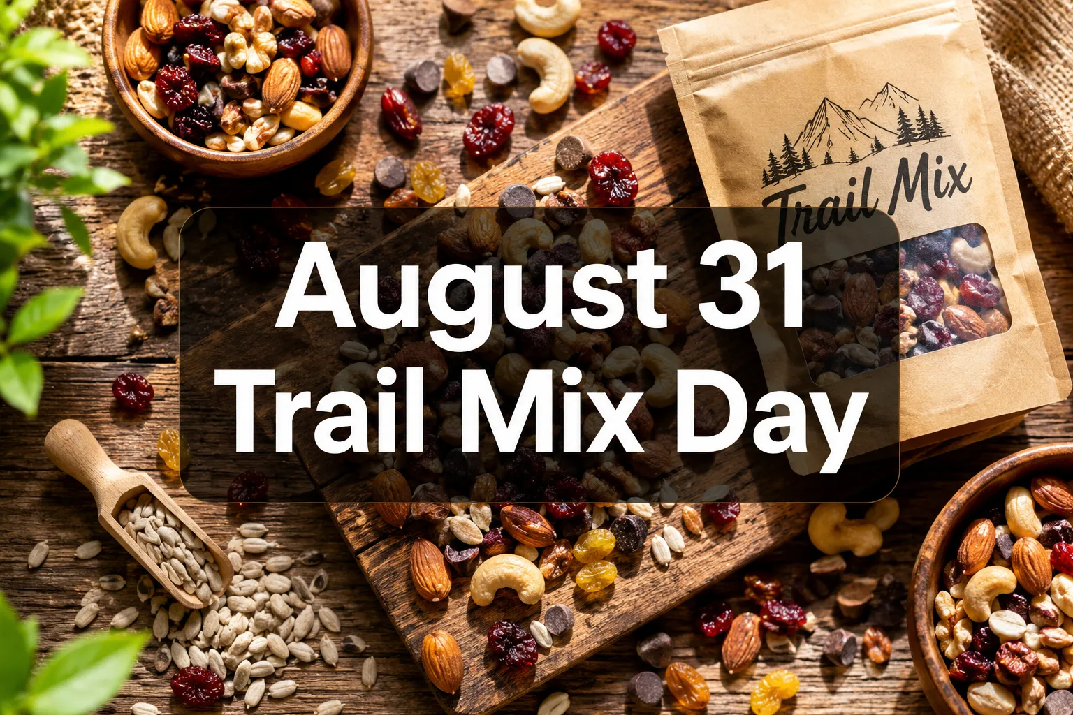 August 31 Trail Mix Day