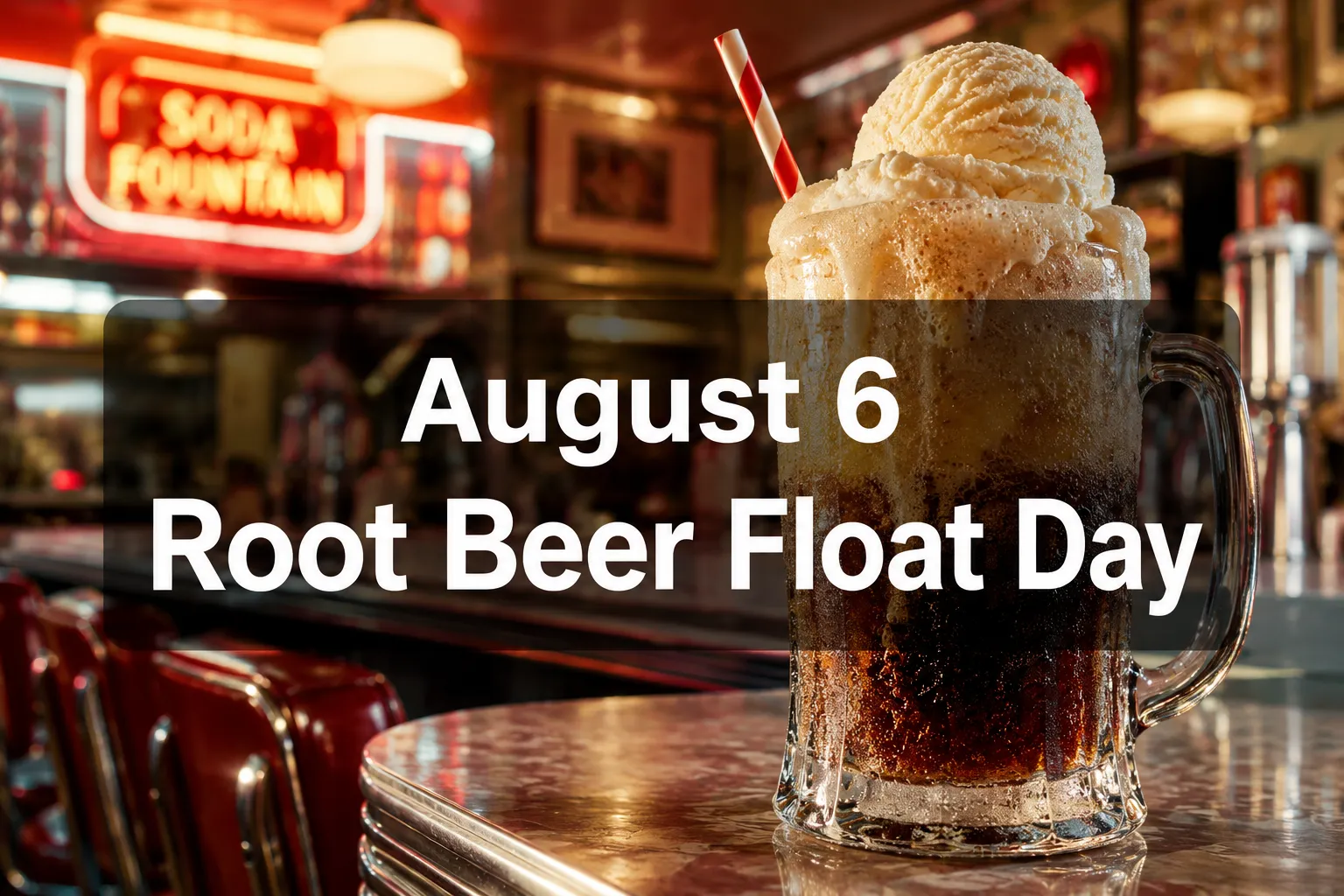 August 6 Root Beer Float Day