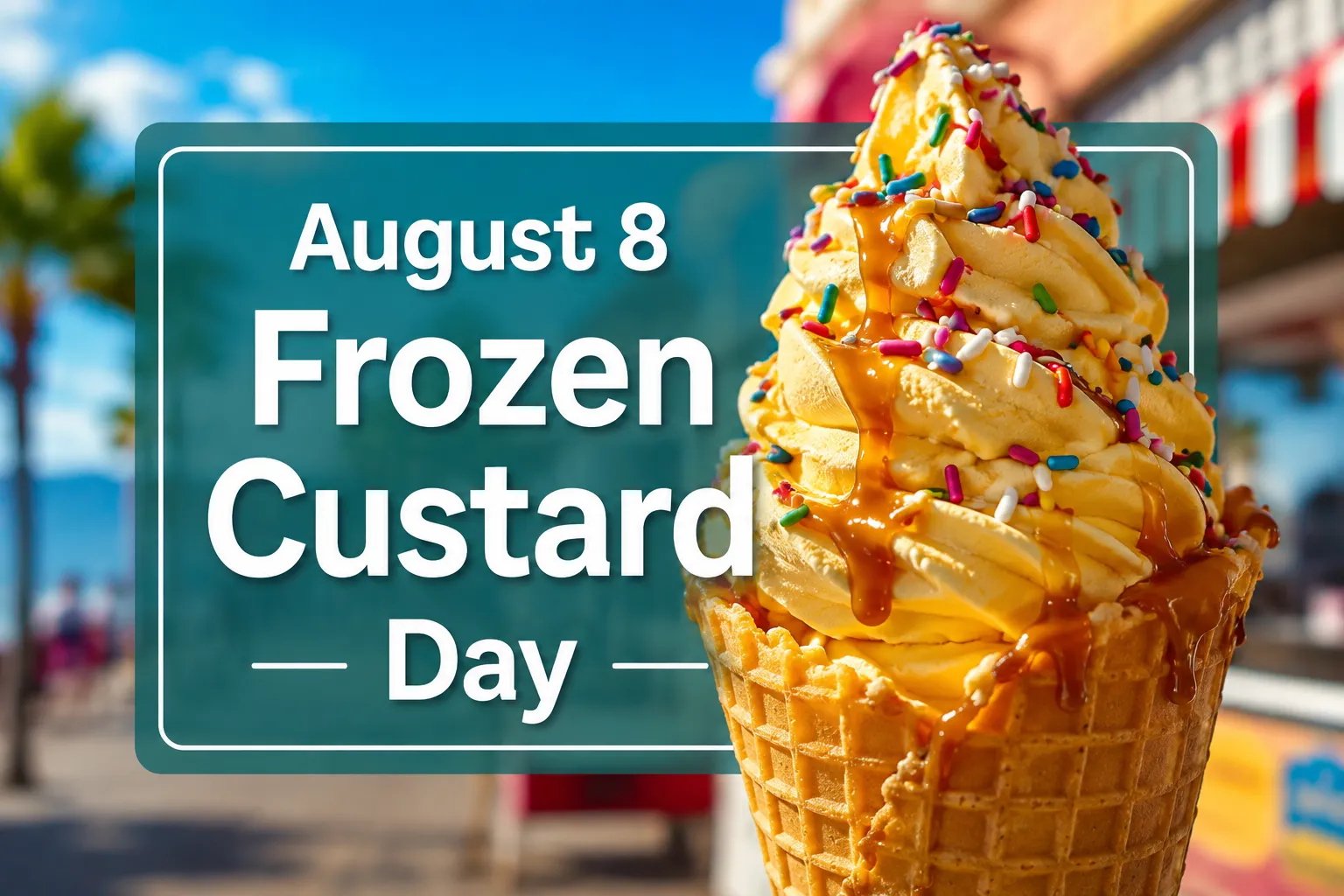August 8 Frozen Custard Day