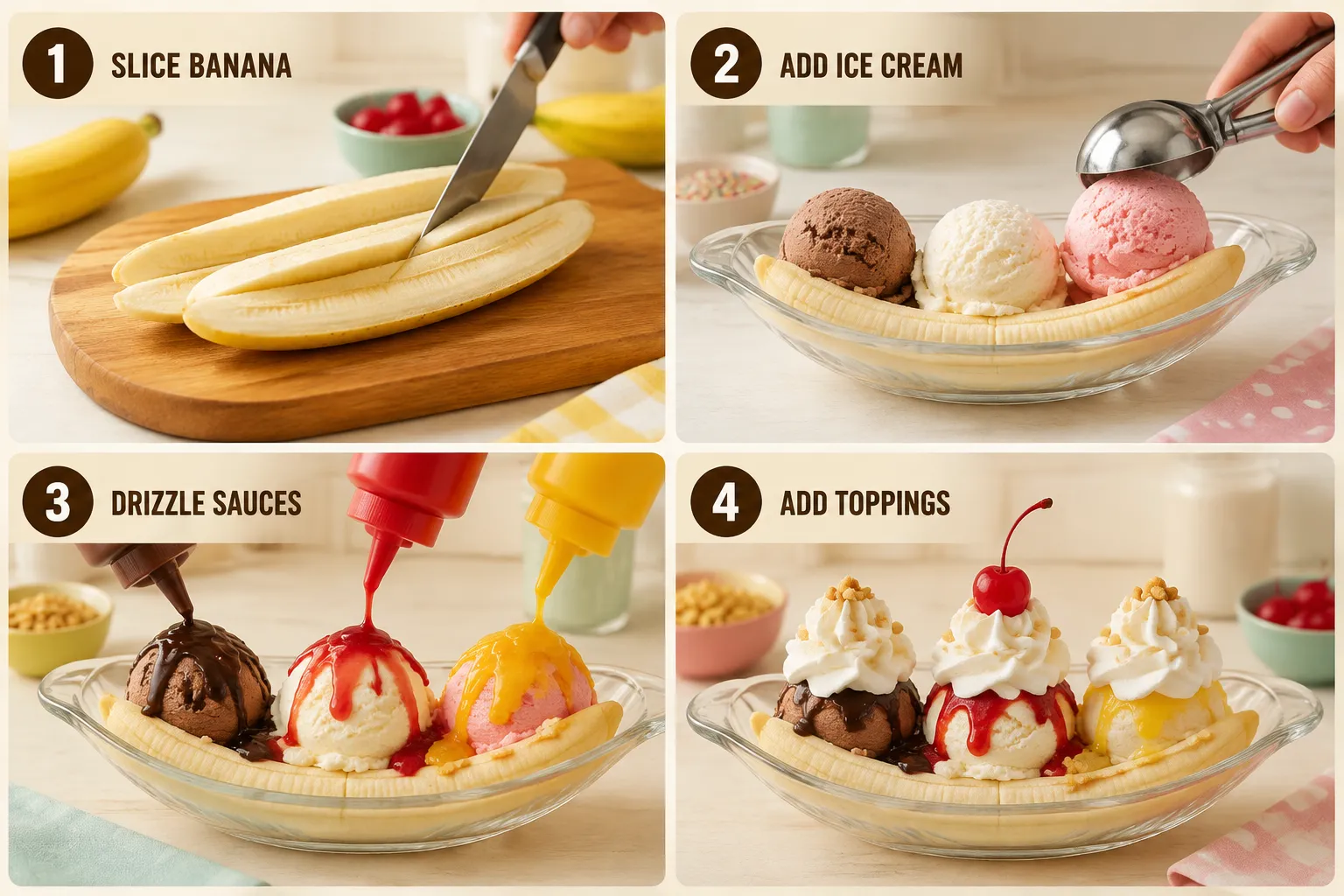 Best Banana Split Recipes to Make at Home
