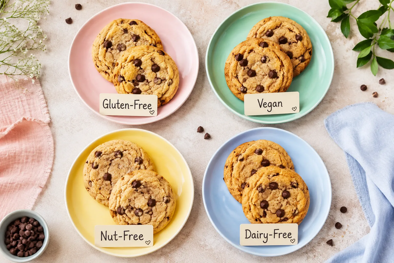 Chocolate Chip Cookie Alternatives for Allergies