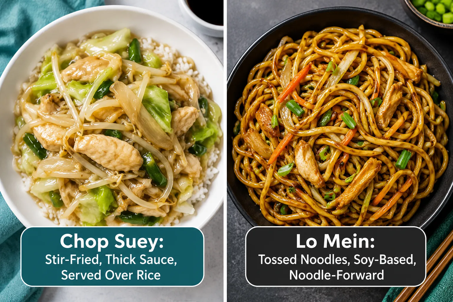 Chop Suey vs. Lo Mein: What Is the Difference?