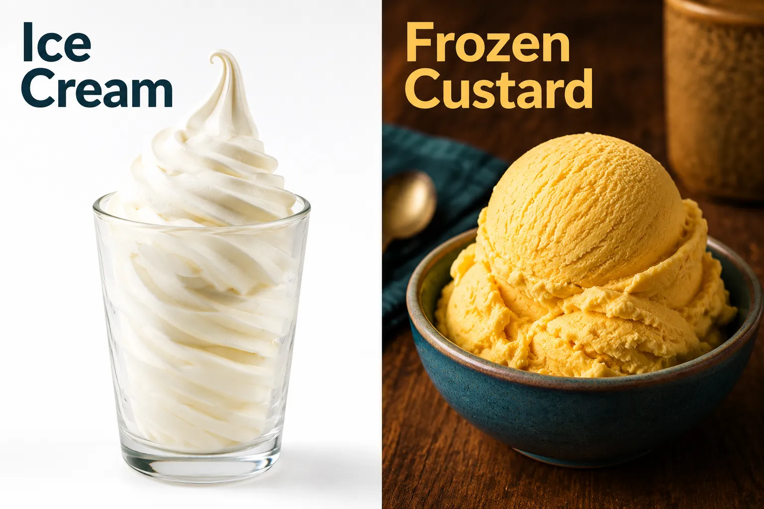Frozen Custard vs. Soft Serve: What's the Difference?