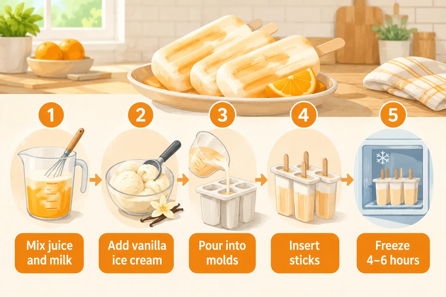 Homemade Creamsicle Recipe: Can You Make Creamsicles at Home?