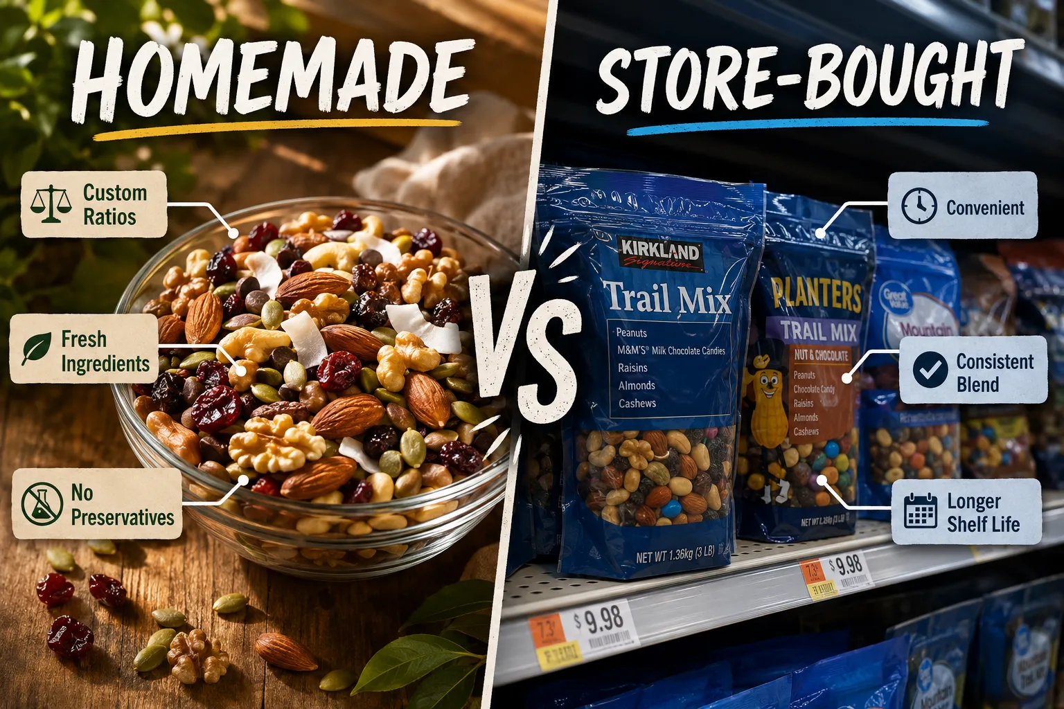 Homemade vs. Store-Bought Trail Mix: Which Is Better?