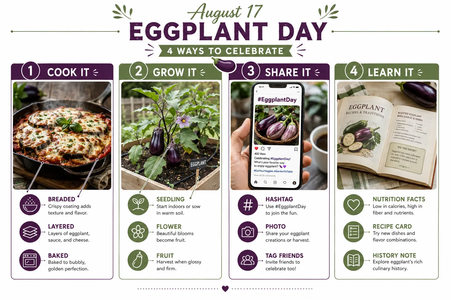 How Do People Celebrate Eggplant Day on August 17?