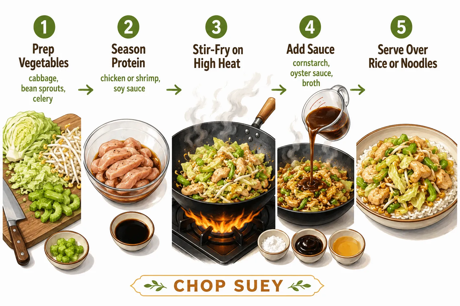 How to Make Chop Suey at Home: Chicken vs. Shrimp