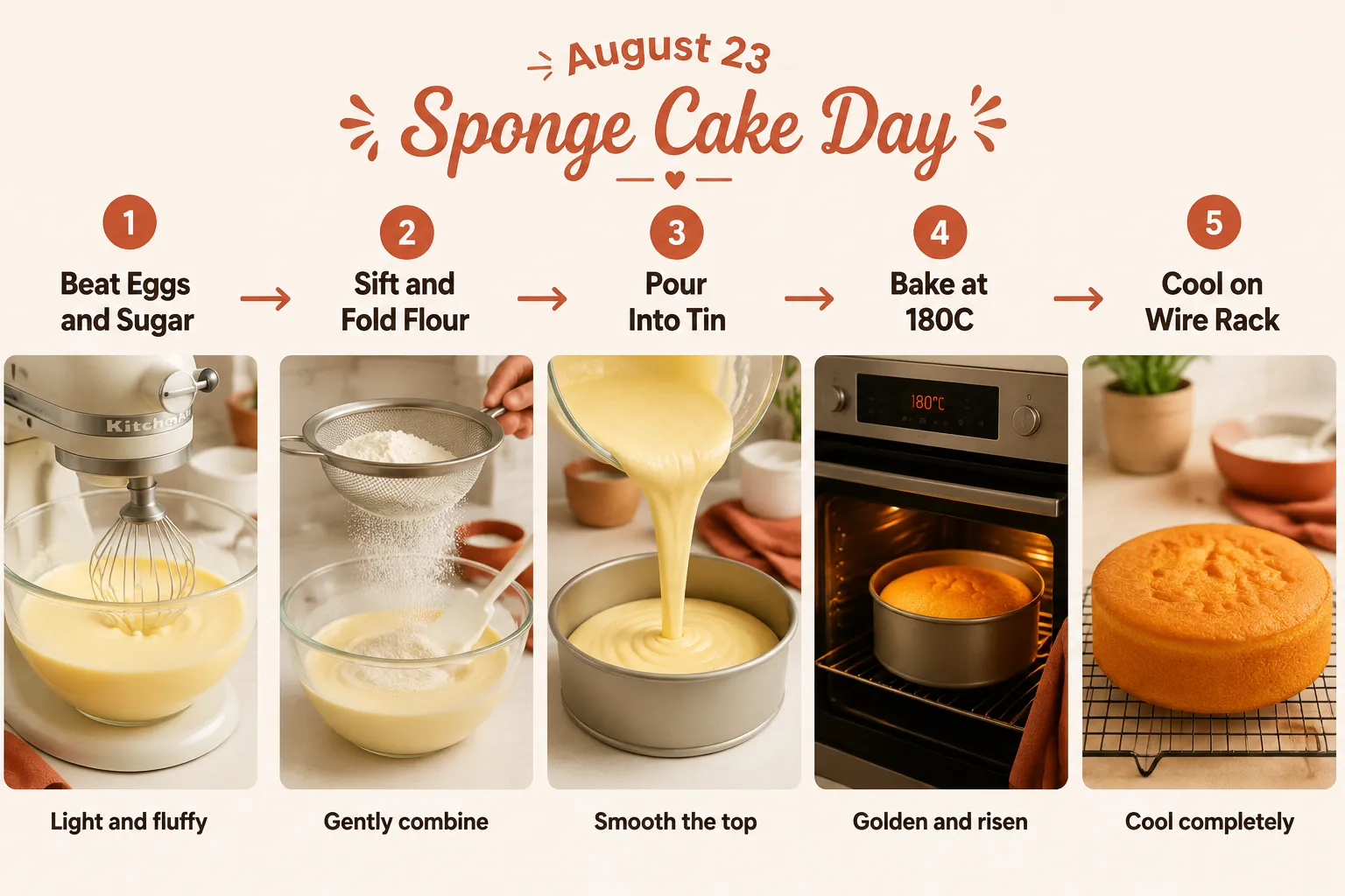 How to Make Sponge Cake for Sponge Cake Day: Best Recipes