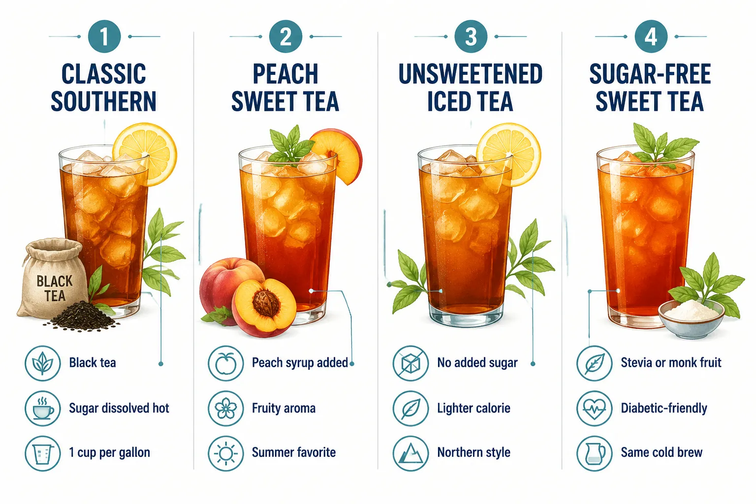 Traditional Southern Sweet Tea Recipe and Best Sweet Tea Recipes for August 21