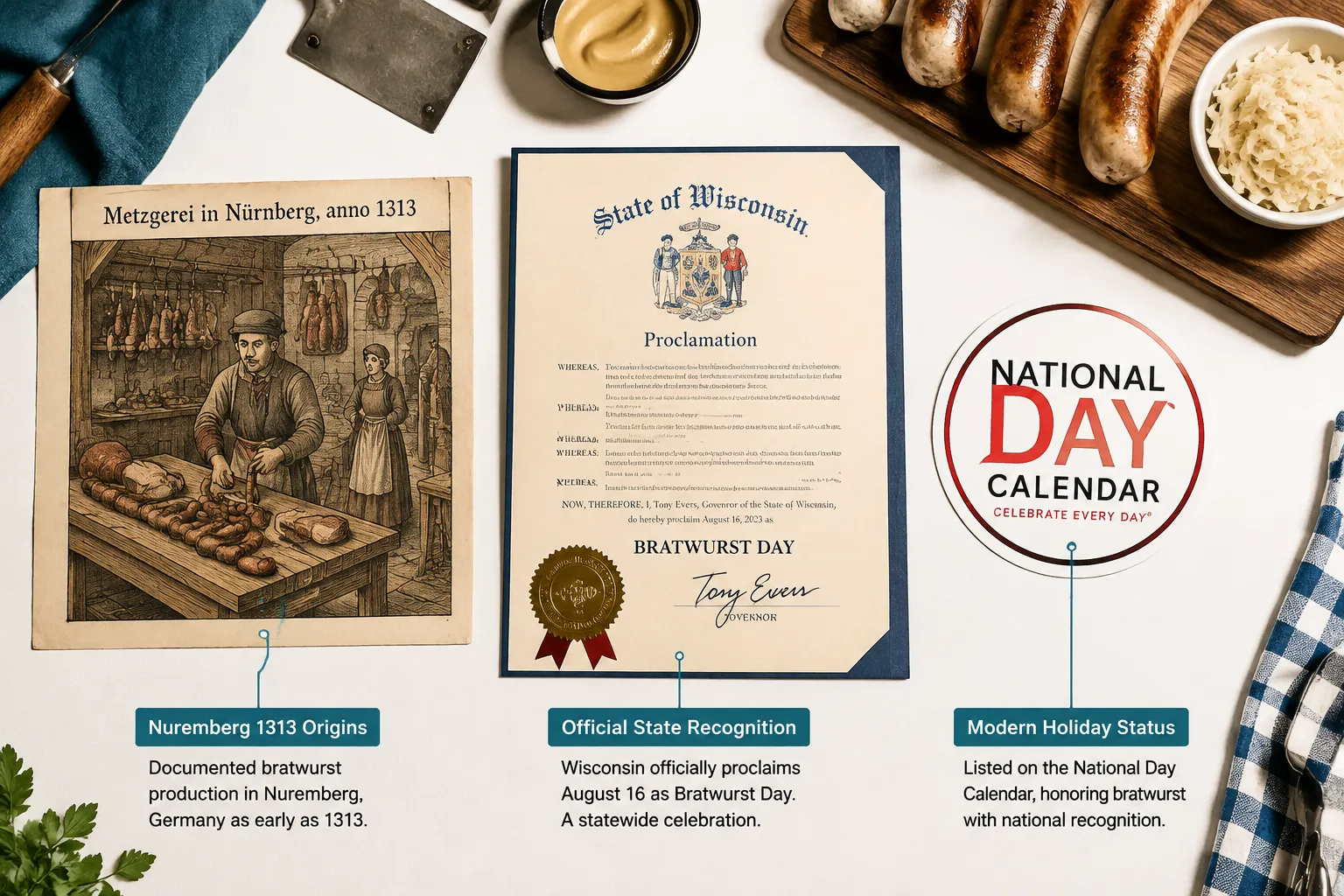 What Is August 16 Bratwurst Day?