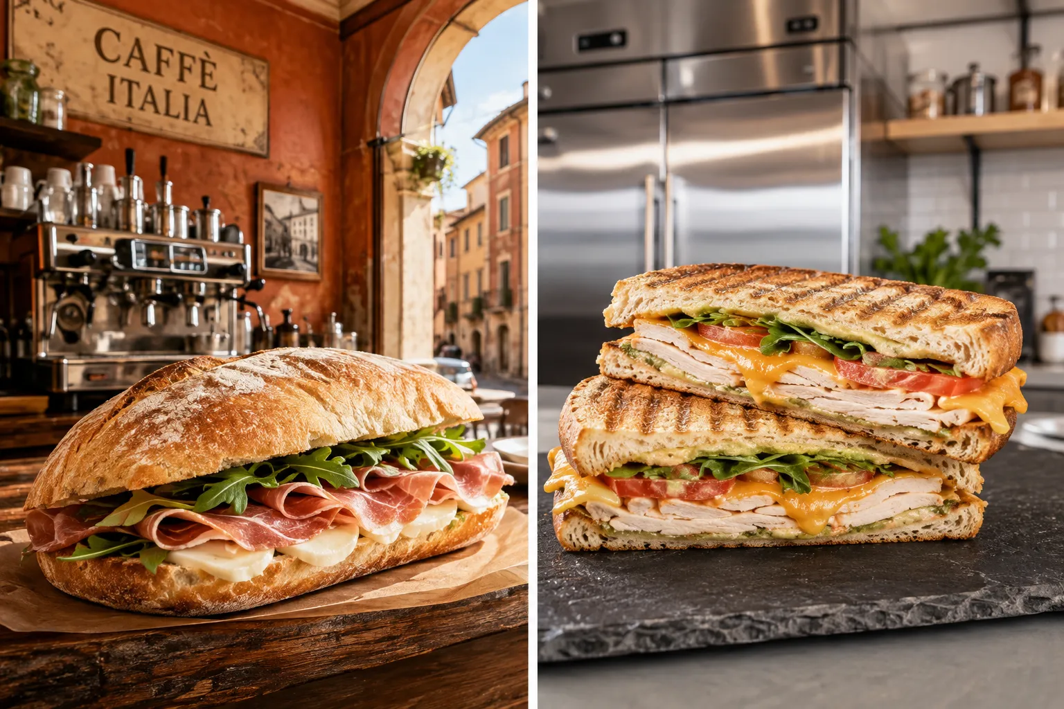 What Is the Difference Between a Panini and a Sandwich?