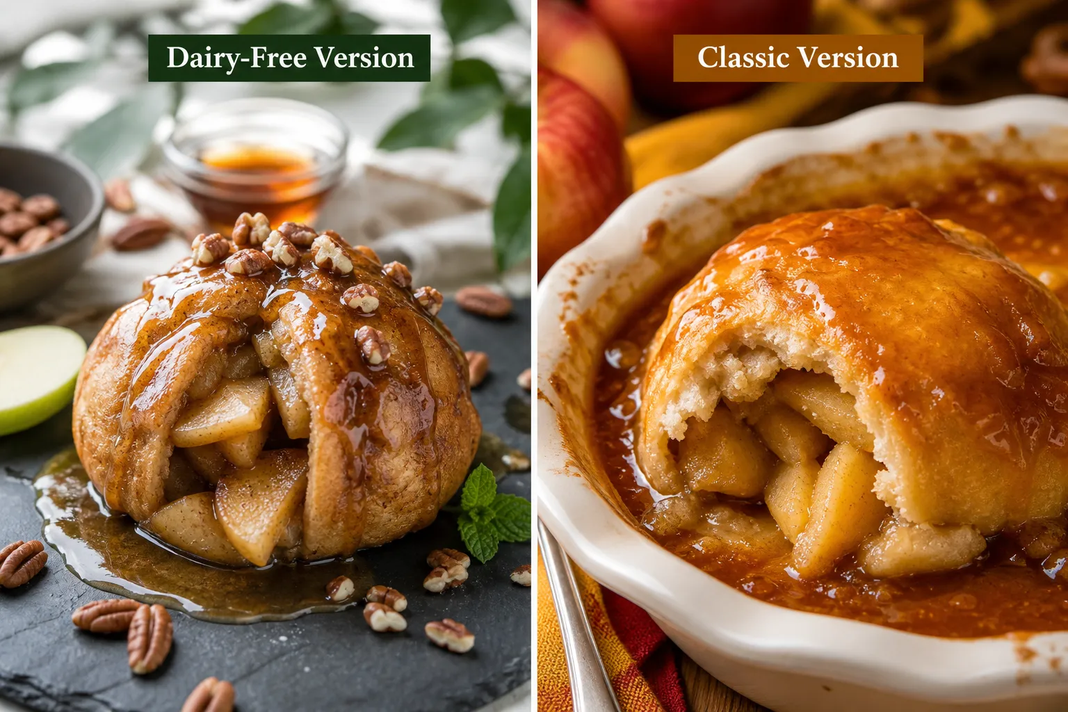Apple Dumplings Without Dairy: Alternatives That Work