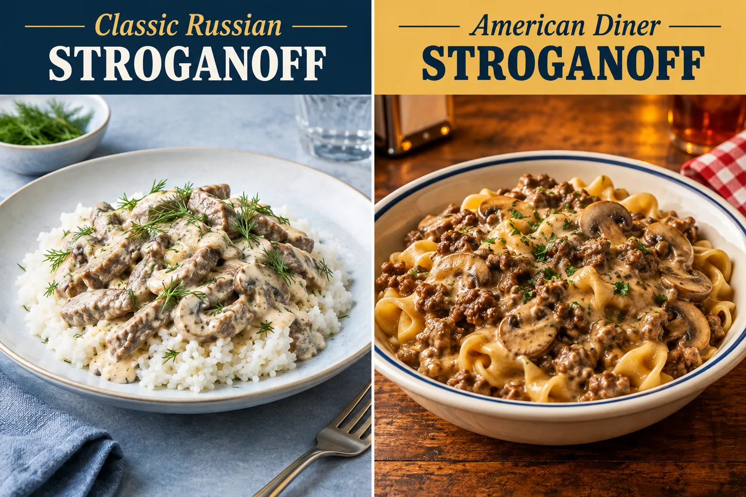 Beef Stroganoff vs Other Stroganoff Types