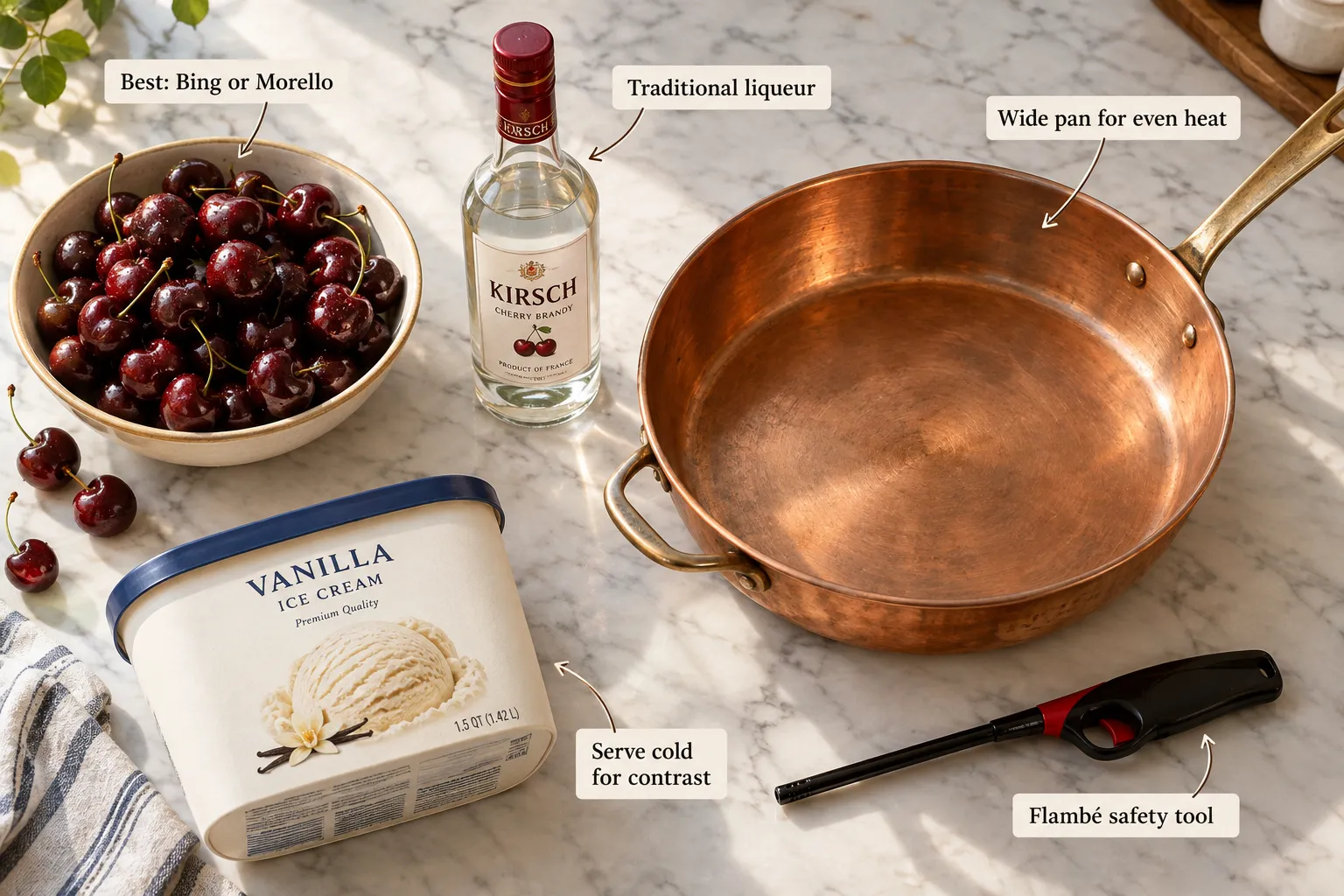 Common Mistakes Making Cherries Jubilee at Home