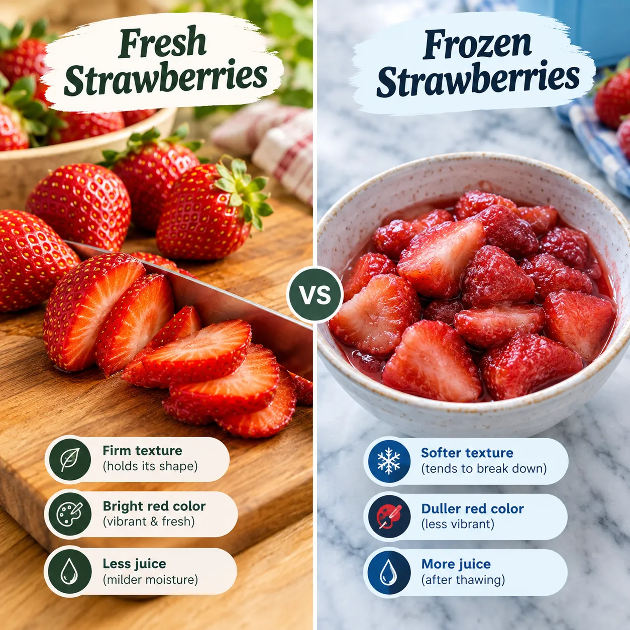 Fresh vs. Frozen Strawberries for Strawberry Cream Pie