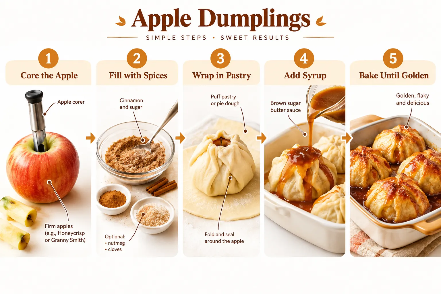 How to Make Apple Dumplings at Home