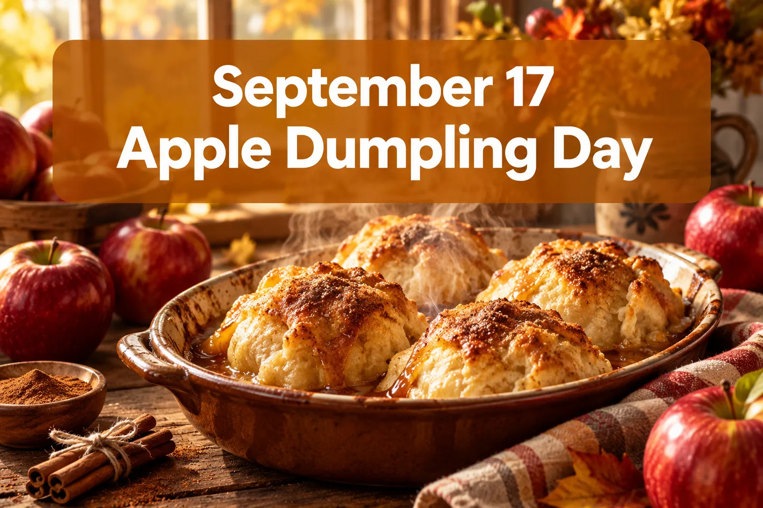 September 17 Apple Dumpling Day