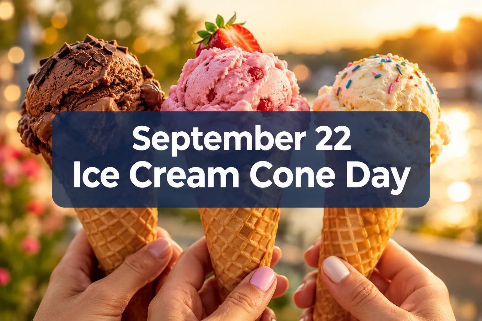 September 22 Ice Cream Cone Day